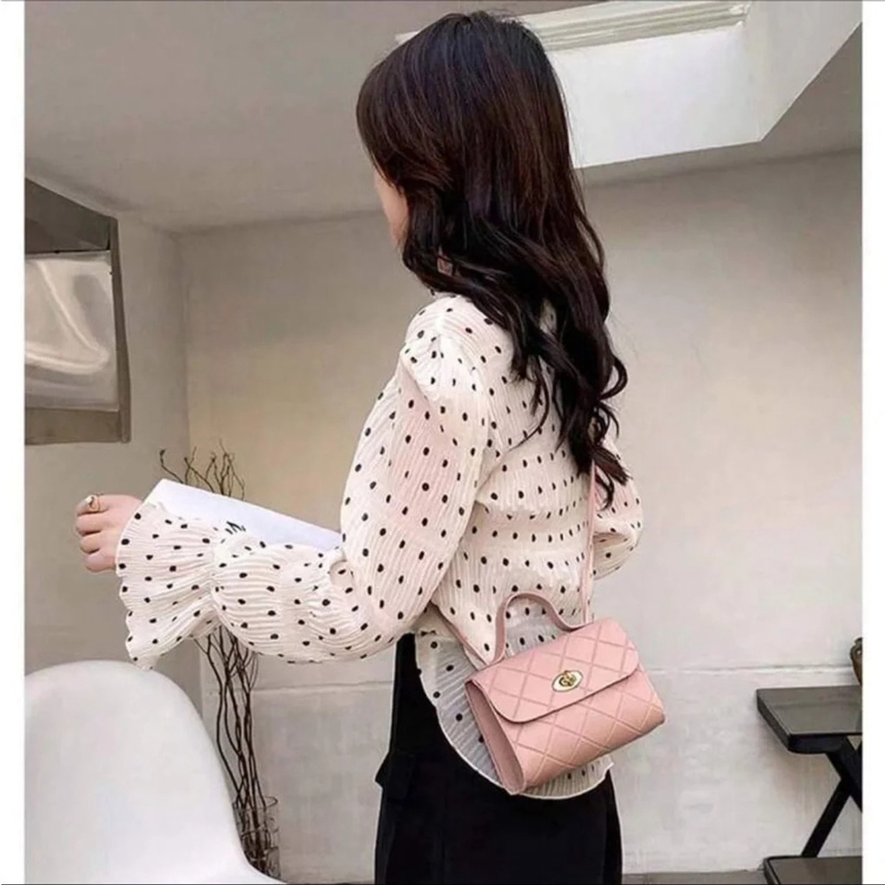 ⚠️Clearance Small Crossbody Messenger Bag Pink - Picture 3 of 4